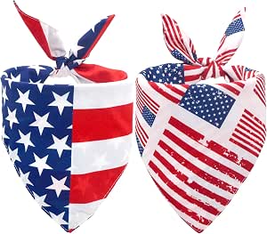 Patriotic Dog Bandanas