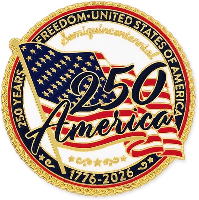 Semiquincentennial America Lapel Pin