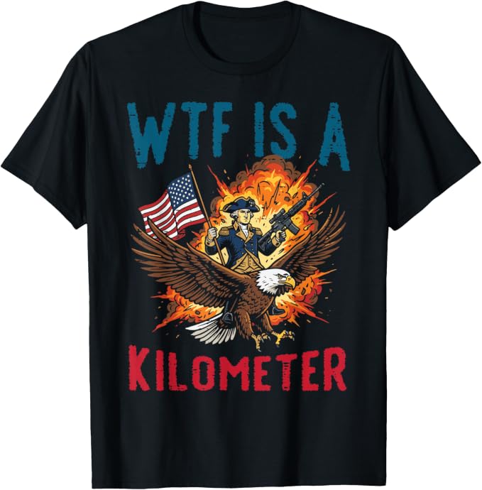 Kilometer Freedom Joke Shirt